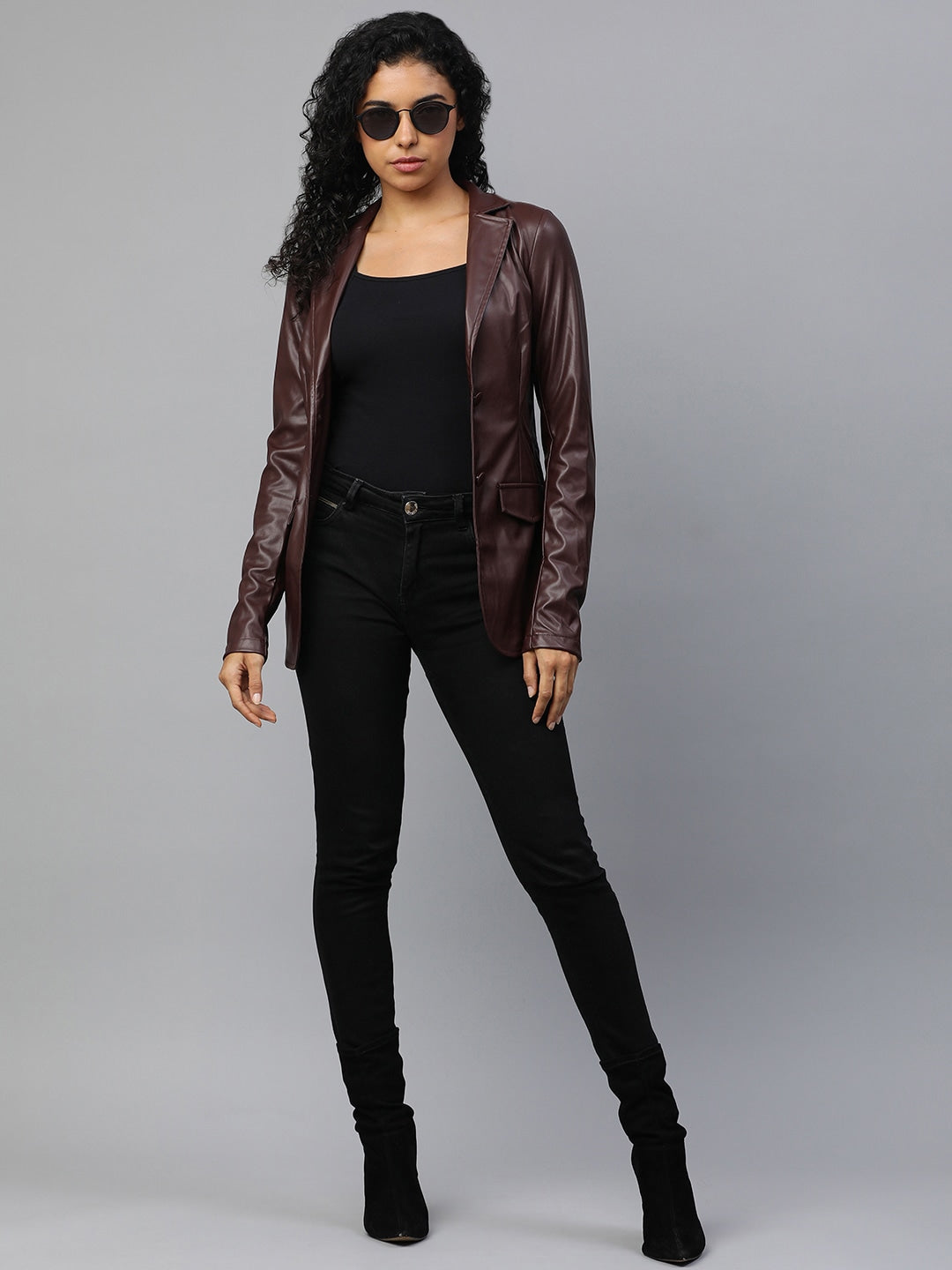 Leather Blazer
