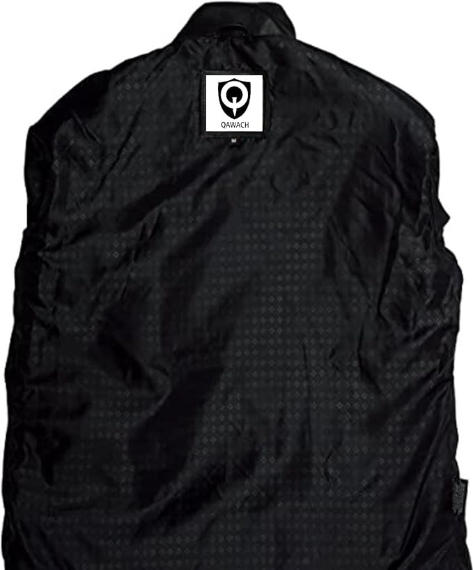 QAWACH Asphalt Men Leather Jacket - Lambskin Winter Vintage Motorcycle Biker Jacket, Moto Riding & Racing Jacket