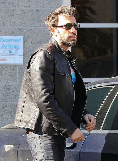 Ben Affleck Leather Jacket #2