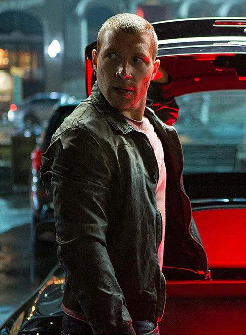 Jai Courtney A Good Day to Die Hard Leather Jacket