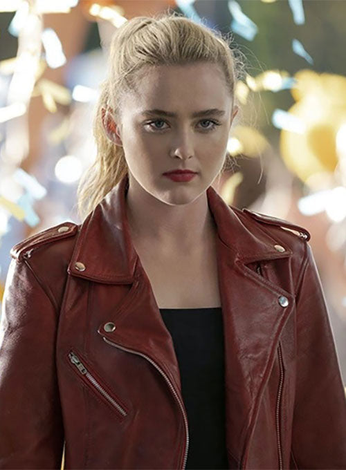 Kathryn Newton Freaky Leather Jacket