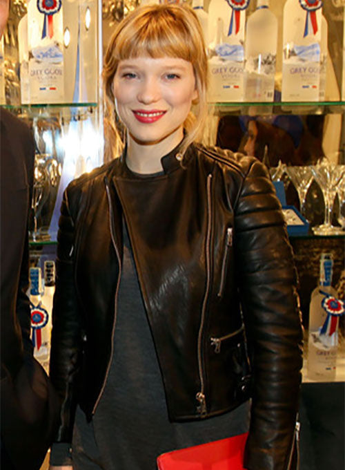 Lea Seydoux Leather Jacket