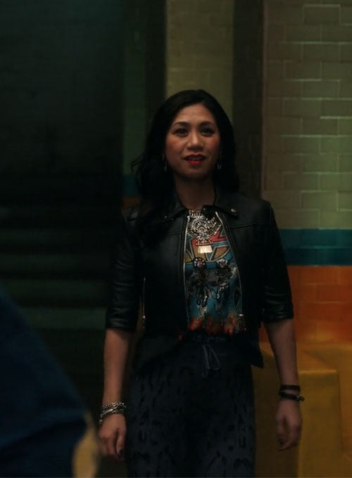 Liza Lapira The Equalizer Leather Jacket