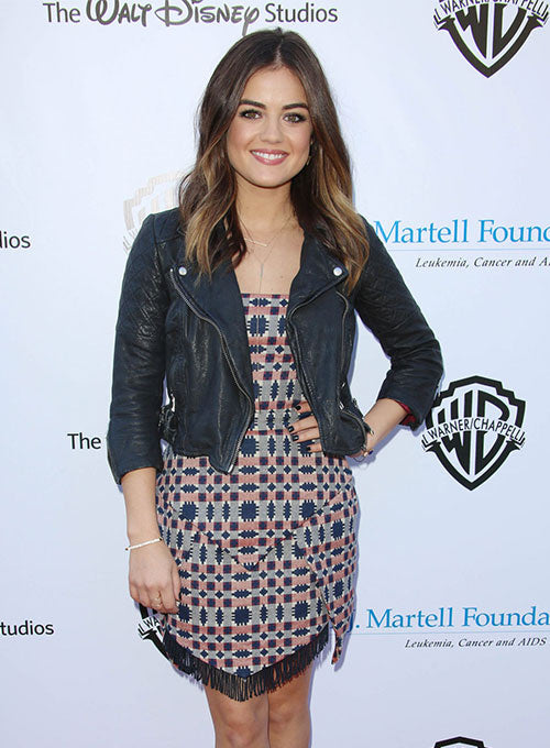 Lucy Hale Leather Jacket #2