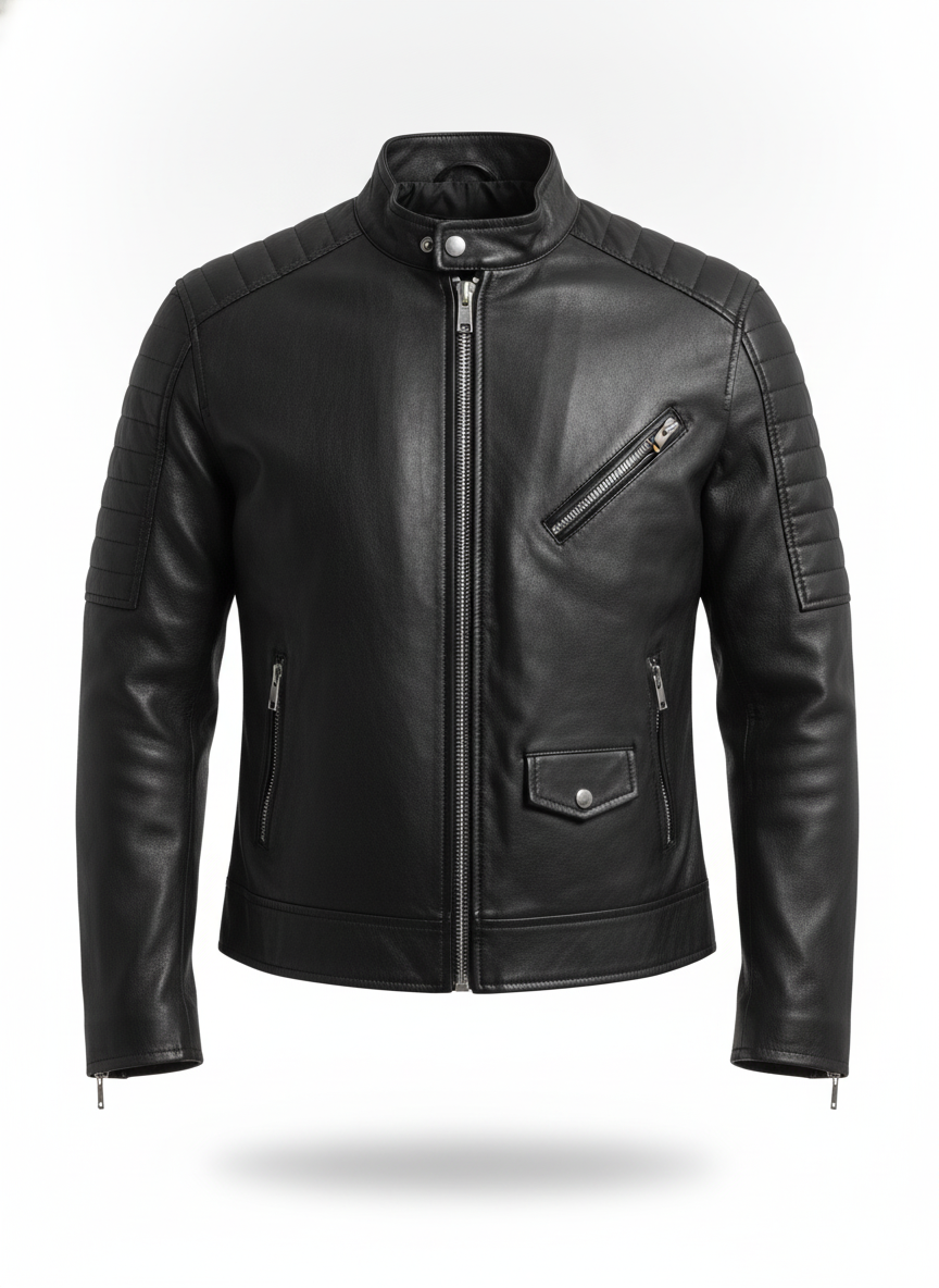 men-genuine-leather-jacket-biker - ghost_front