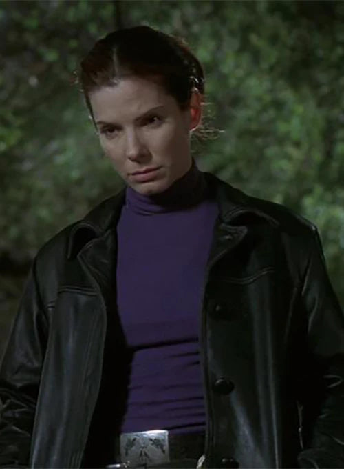 Sandra Bullock Murder by Numbers Leather Trench Coat