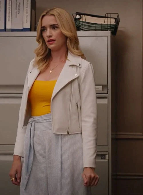 BRIANNE HOWEY GINNY AND GEORGIA LEATHER JACKET