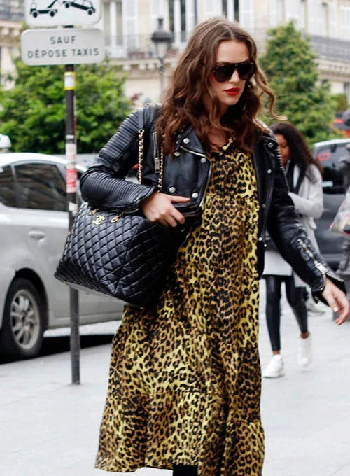 KEIRA KNIGHTLEY LEATHER JACKET