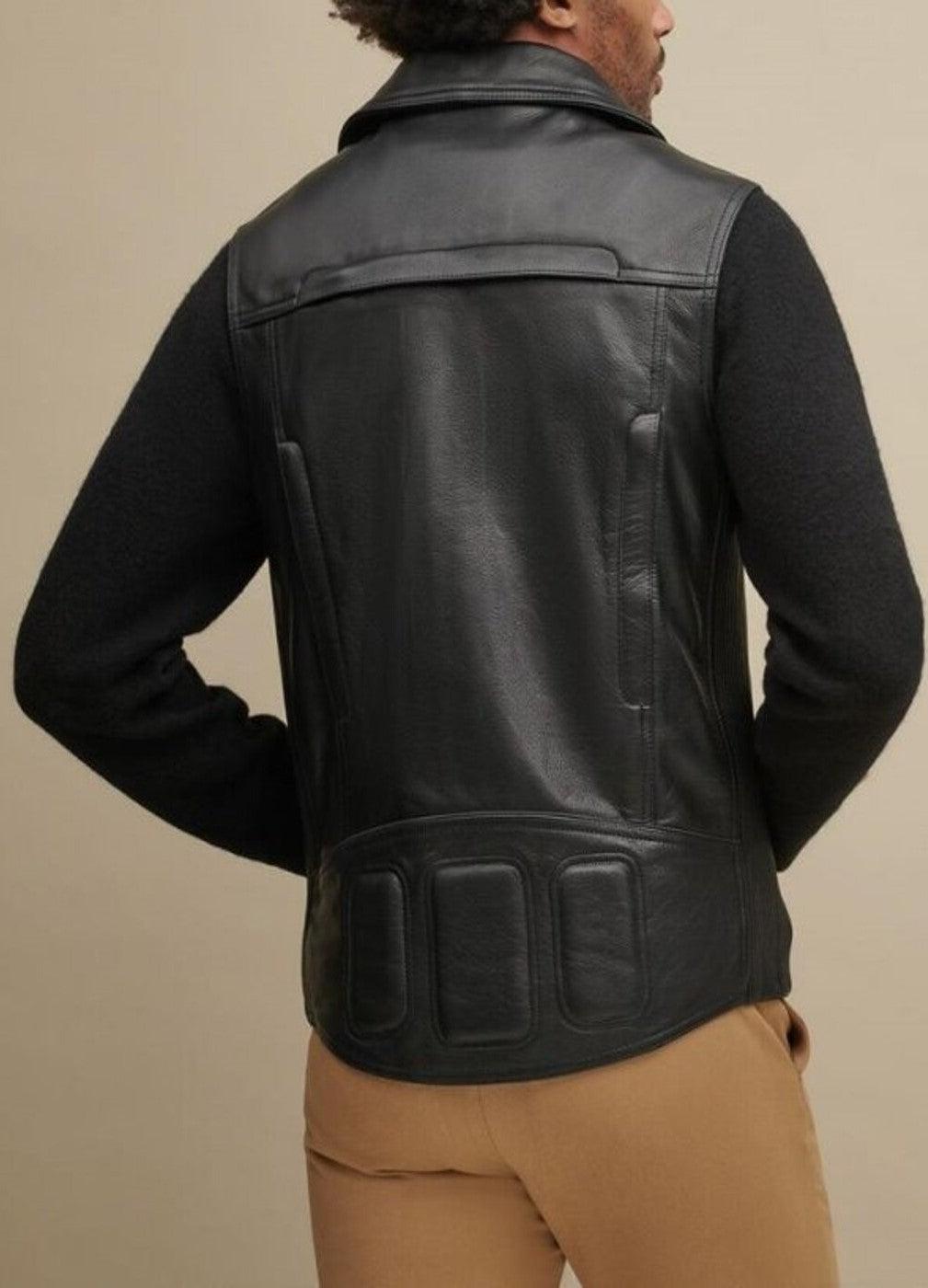 LEATHER BIKER VEST - Qawach Leather