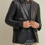 Leather Blazer