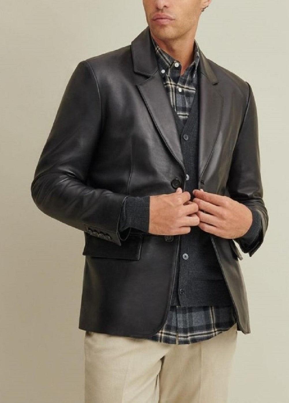 Leather Blazer