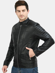Shop Genuine Leather Biker Jacket online | QAWACH