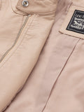 Shop Women Beige Leather Jacket | QAWACH