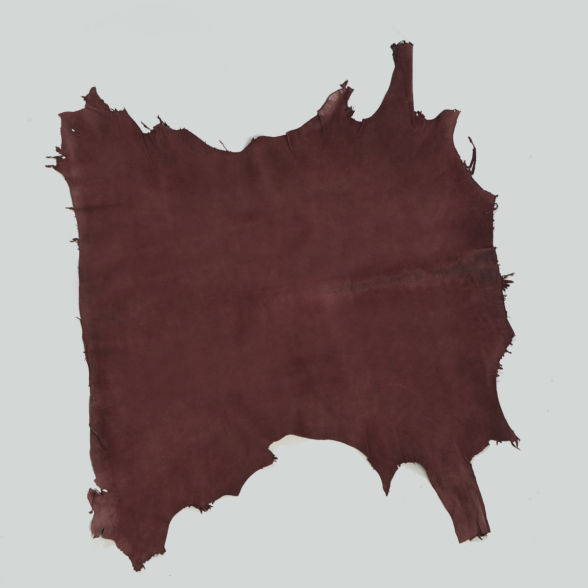 Qawach Real Lambskin Skin Hides Leather SOFT PREMIUM BURNT WINE Each Skin 6+sqf