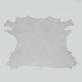 Qawach Real Lambskin skin Hides Leather SOFT PREMIUM White Each Skin 6+sqf