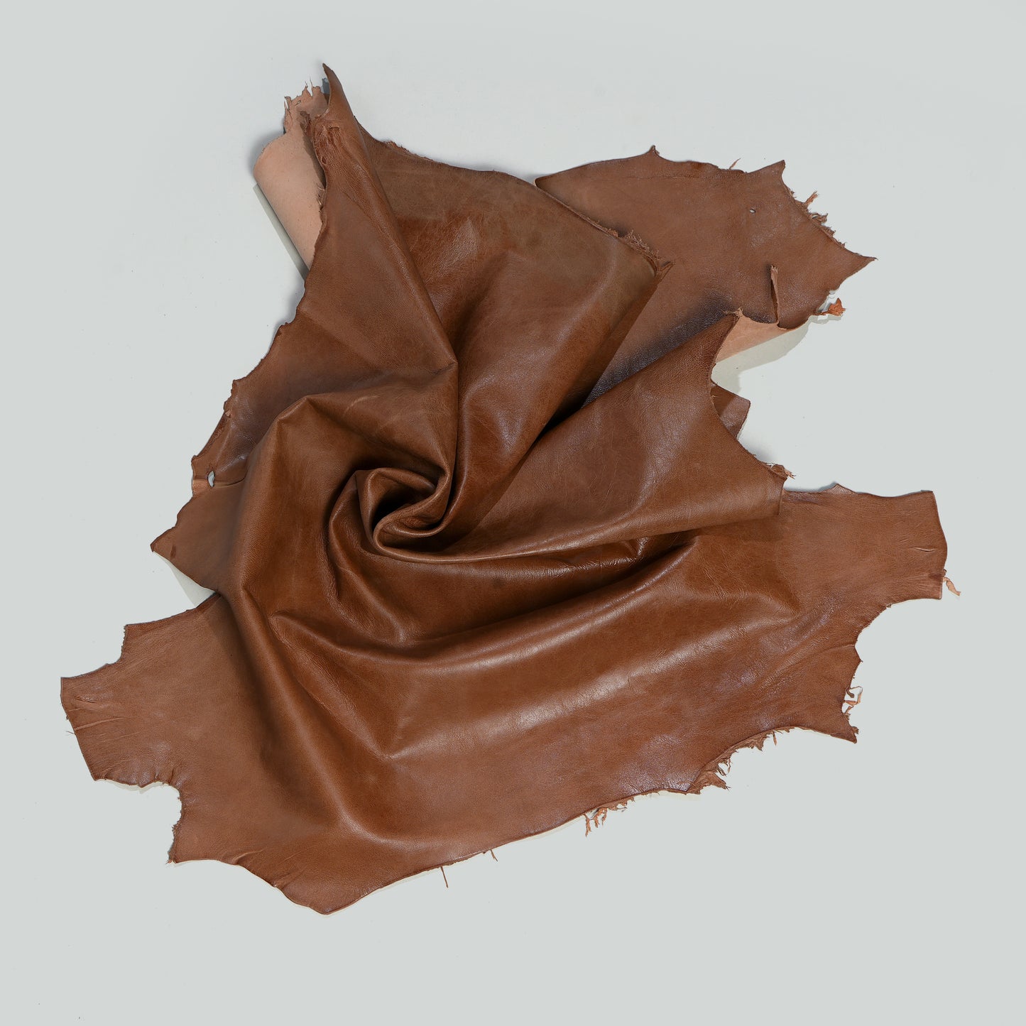 Qawach Lambskin Skin Hides Leather SOFT PREMIUM YELLOW CRUNCH Each Skin 6+sqf