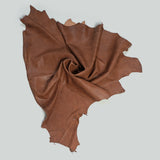 Qawach Real Lambskin skin Hides Leather SOFT PREMIUM TAN CRUNCH Each Skin 6+sqf