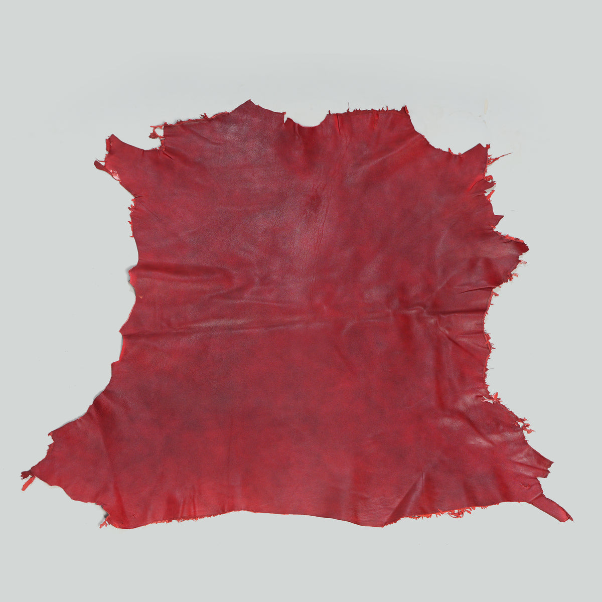 Qawach Real Lambskin Skin Hides Leather SOFT QUALITY SPANISH RED Each Skin 6+sqf