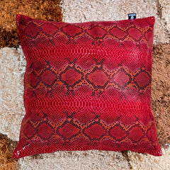 Buy Multi Color Leather Pillow Cover | QAWACH