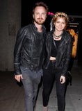 Aaron Paul Arcade Fire Concert Leather Jacket