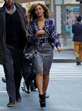 Beyonce Leather Skirt #2