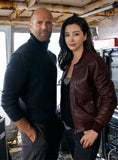 Bingbing Li The Meg Leather Jacket