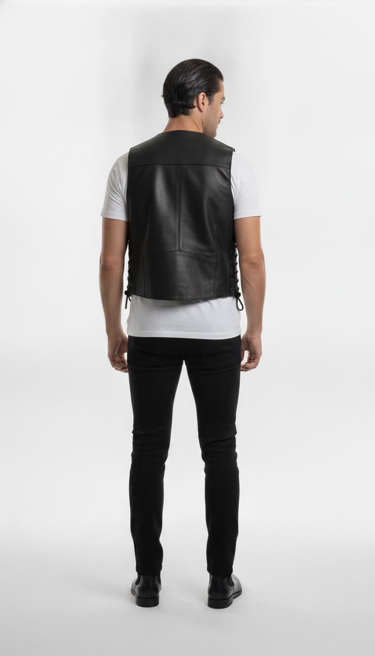black-unique-leather-vest - vton_rear