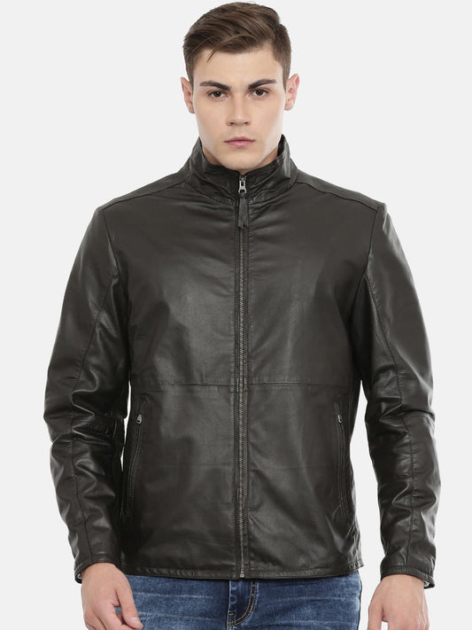 Men Black Leather Jacket for Sale | QAWACH