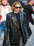 Carey Mulligan Leather Trench Coat