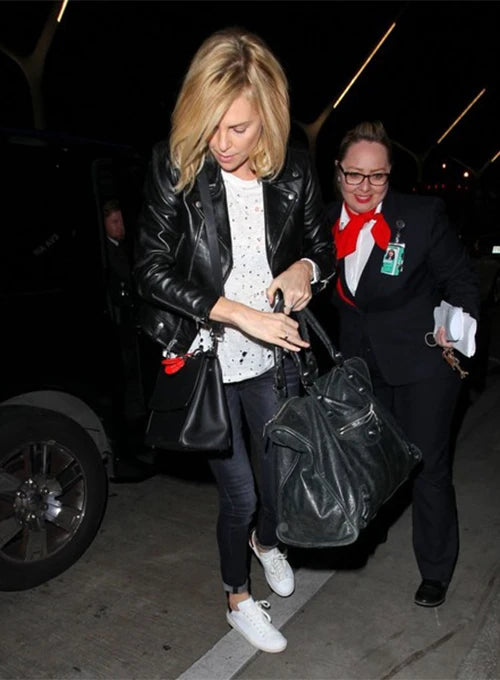 Charlize Theron Leather Jacket