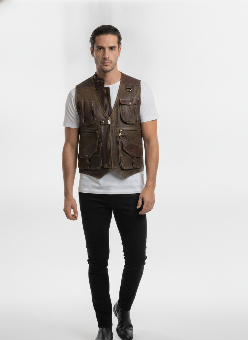chris-pratt-jurassic-world-fallen-kingdom-leather-vest - vton_front