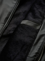 Men Black Leather Lightweight Jacket Online | QAWACH
