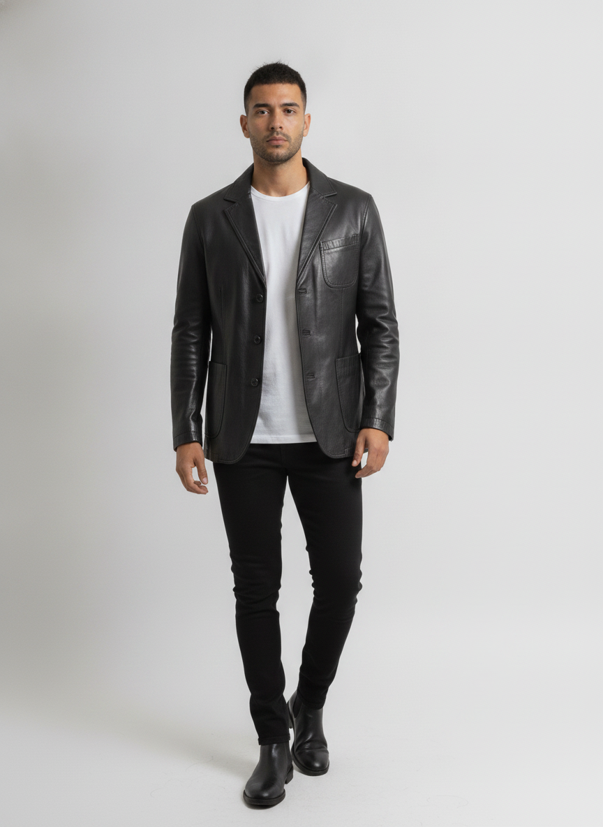 daniel-craig-leather-blazer - vton_front