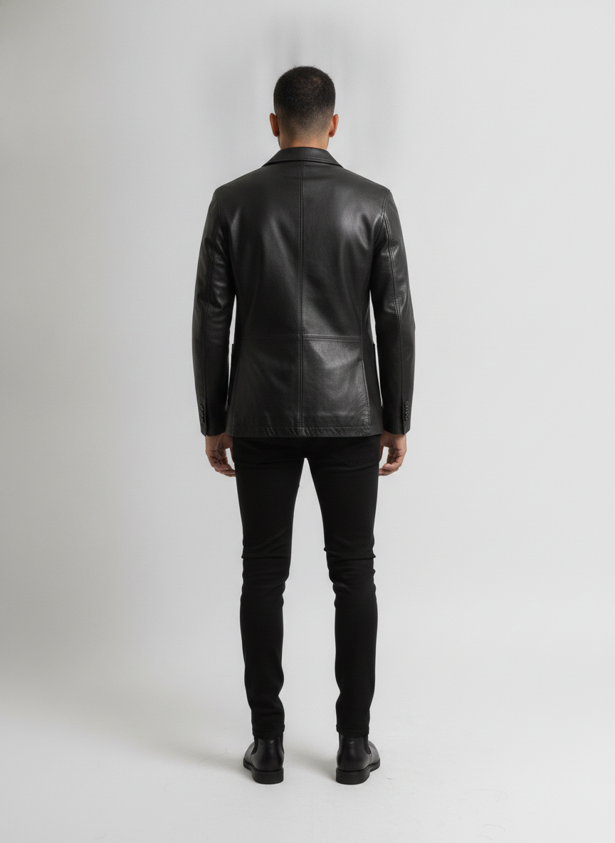 daniel-craig-leather-blazer - vton_rear