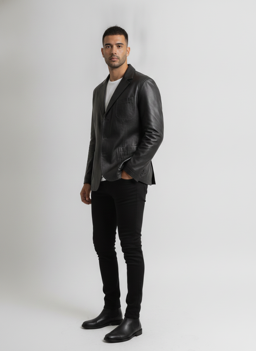 daniel-craig-leather-blazer - vton_side
