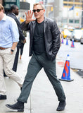 Daniel Craig Leather Blazer