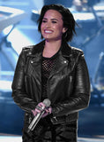 Demi Lovato Leather Jacket #3