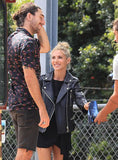 Elsa Pataky Leather Jacket #3