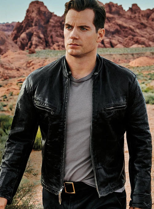 Henry Cavill Leather Jacket #2