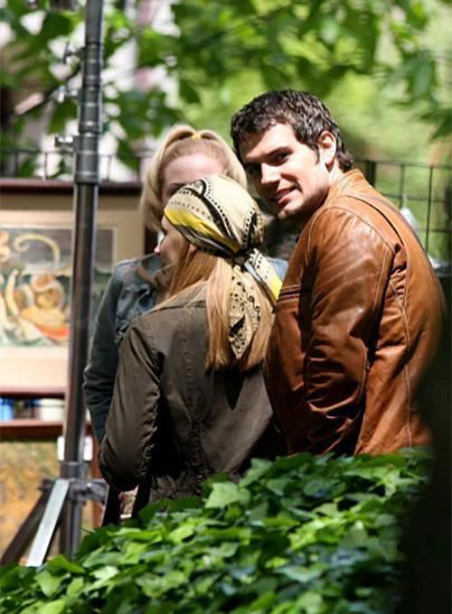 Henry Cavill Whatever Works Leather Jacket