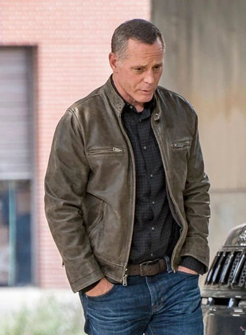 Jason Beghe Chicago P.D. Leather Jacket