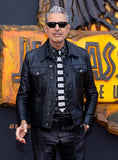 Jeff Goldblum Leather Jacket #1