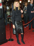 Jennifer Aniston Leather Skirt