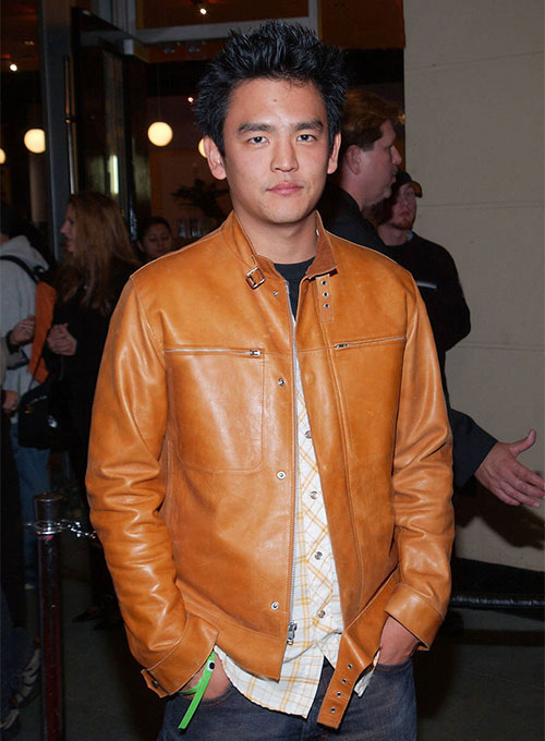 John Cho Leather Jacket #3