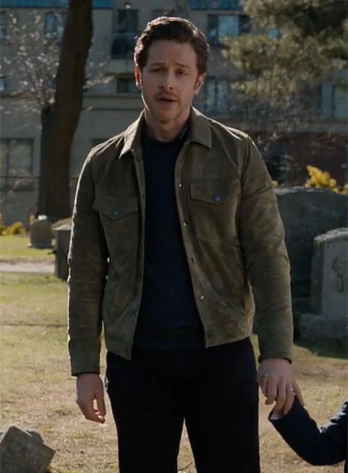 Josh Dallas Manifest Leather Jacket