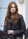 Karen Gillan Leather Jacket