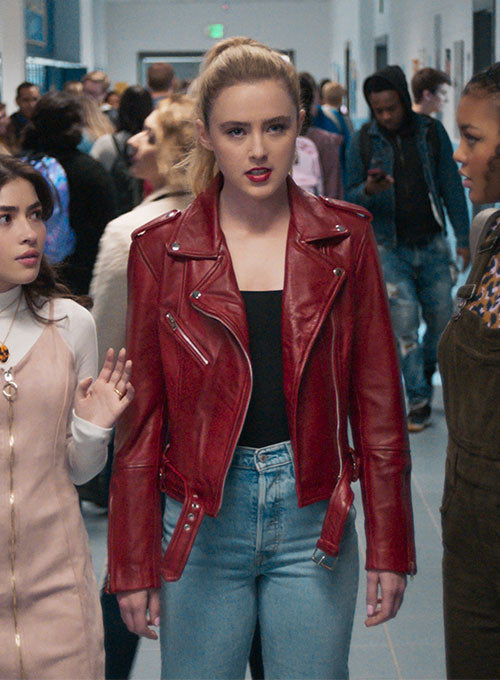 Kathryn Newton Freaky Leather Jacket