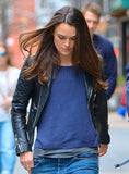 Keira Knightley Leather Jacket #1