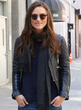 Keira Knightley Leather Jacket #1