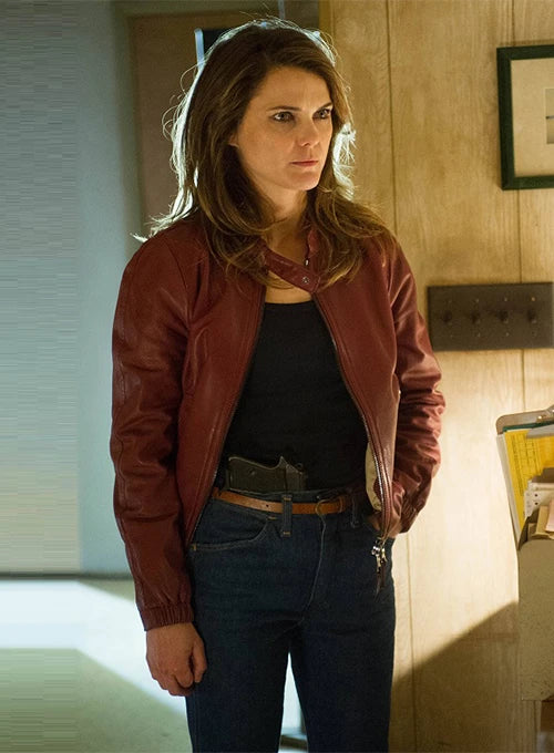 Keri Russell The Americans Leather Jacket